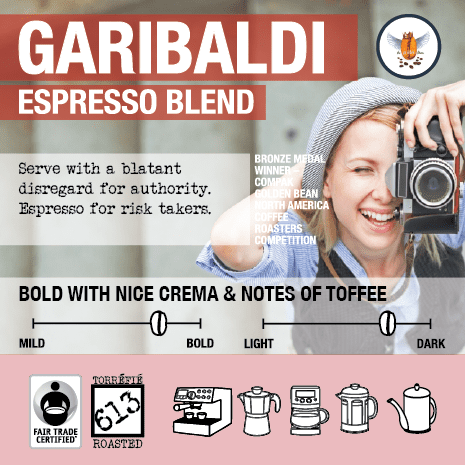 Garibaldi - Espresso Blend - Fair Trade