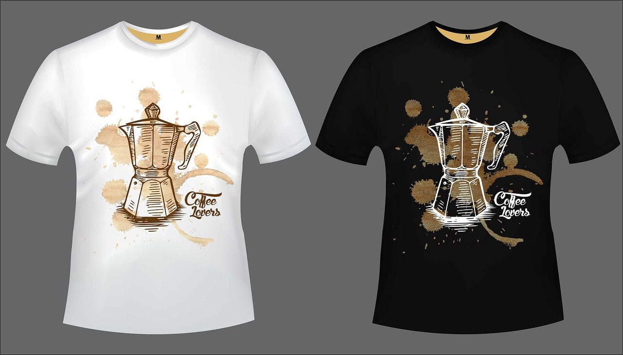 design, tshirt, coffee
